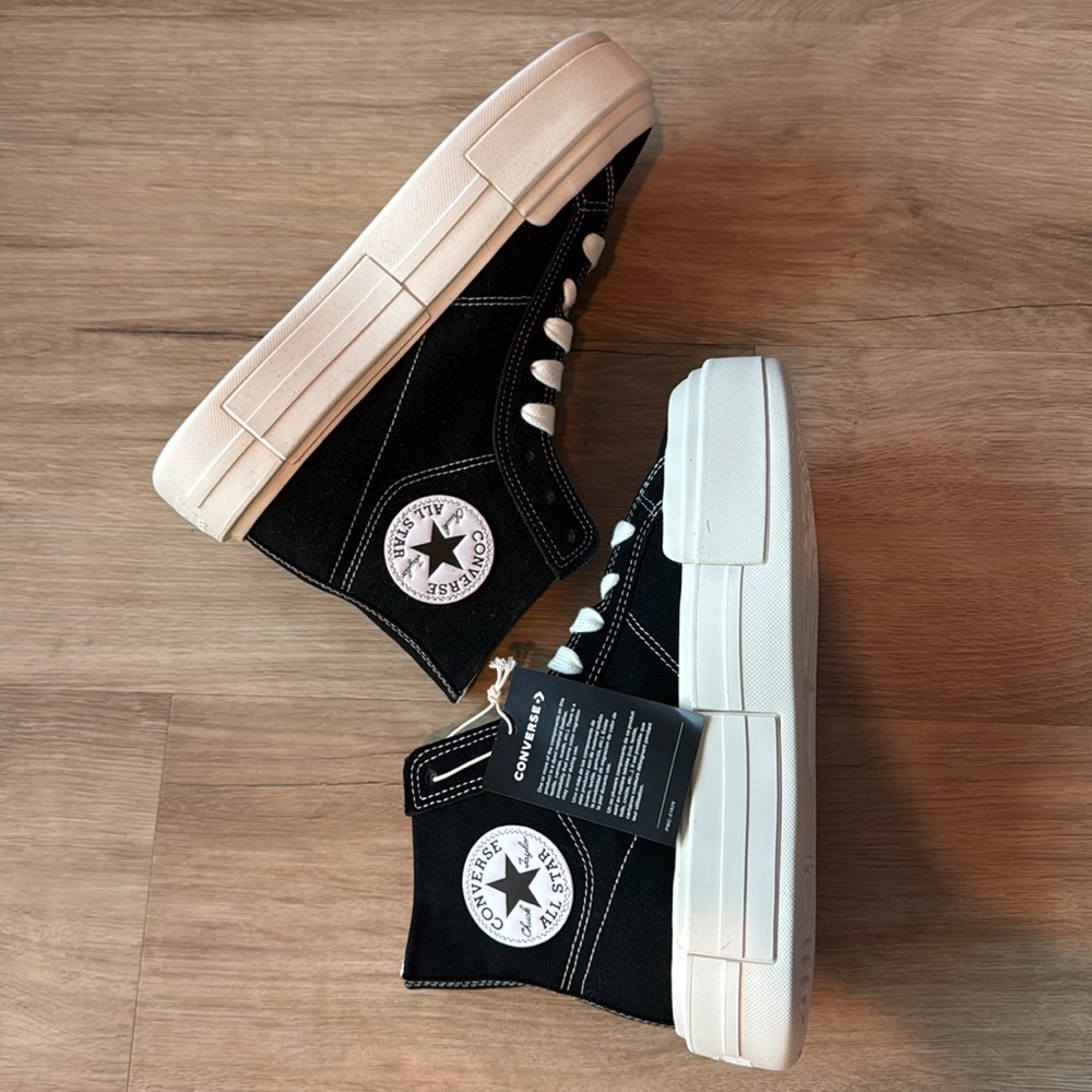 Converse Black Chuck Taylor All Star Cruise Sneakers Tops sz W8.5 M7 - Picture 6 of 13